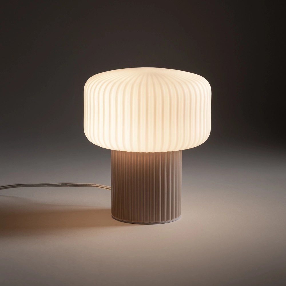 Lampe de table Tika rose Ø 16cm Lyora 5903139119801