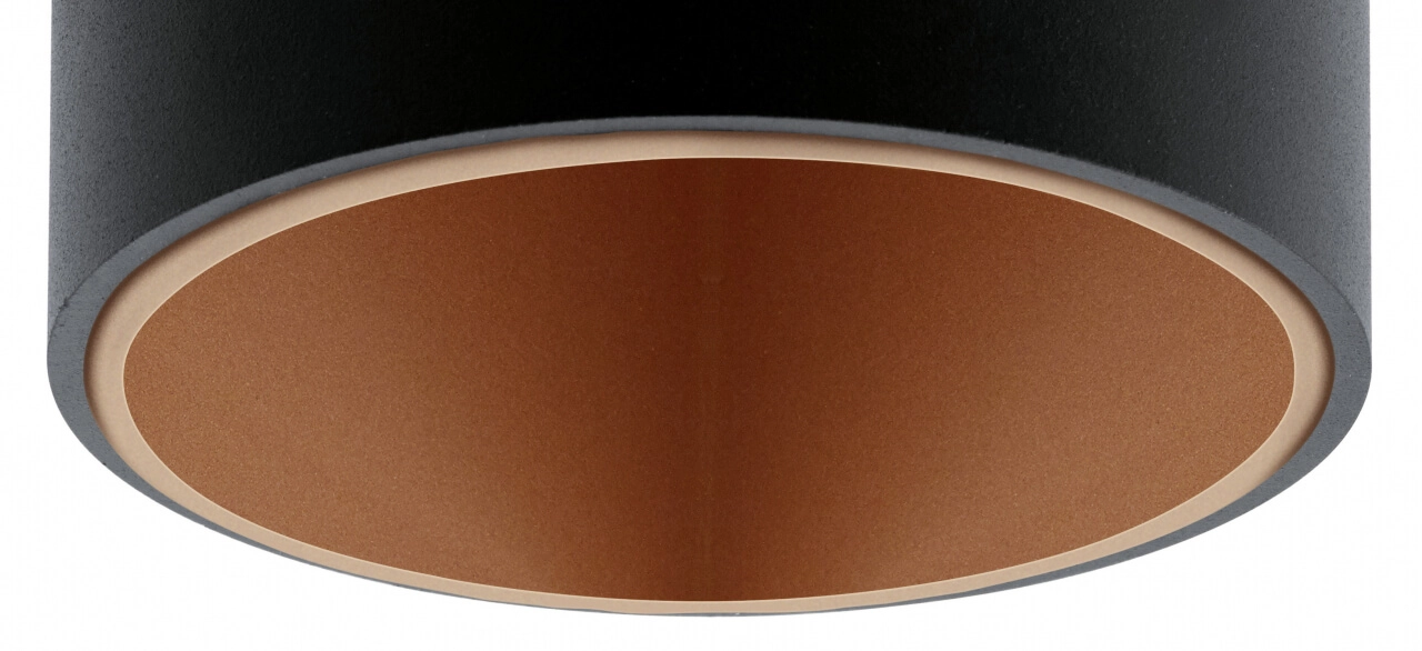 LED plafonnier Polasso Noir/Cuivre Eglo 9002759945015