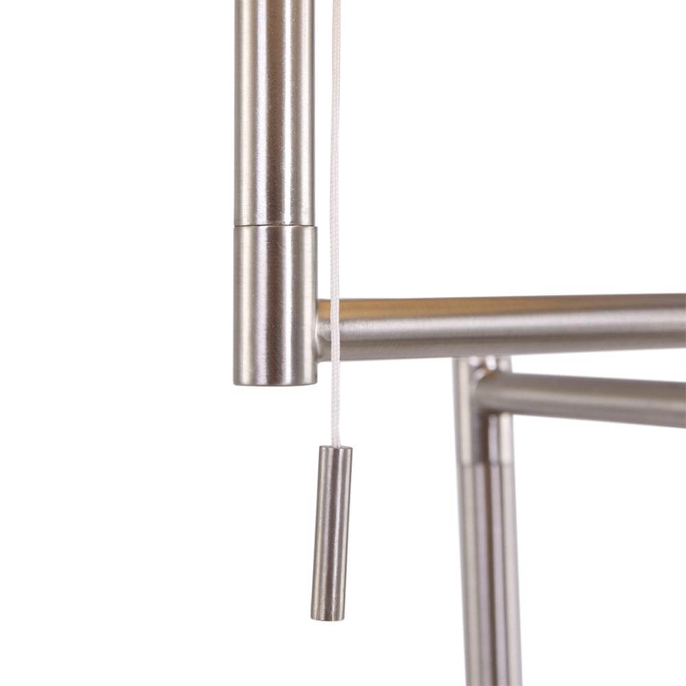 Lampadaire Bella métal avec abat-jour blanc Steinhauer 8712746174496