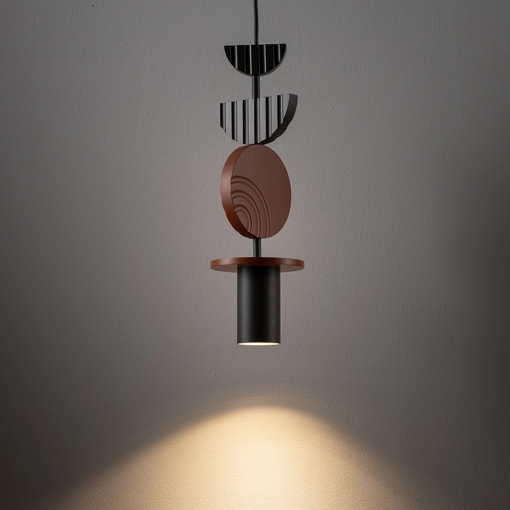 Lampe pendante unique Drops Color Ombra Grey Lyora 5903139111966