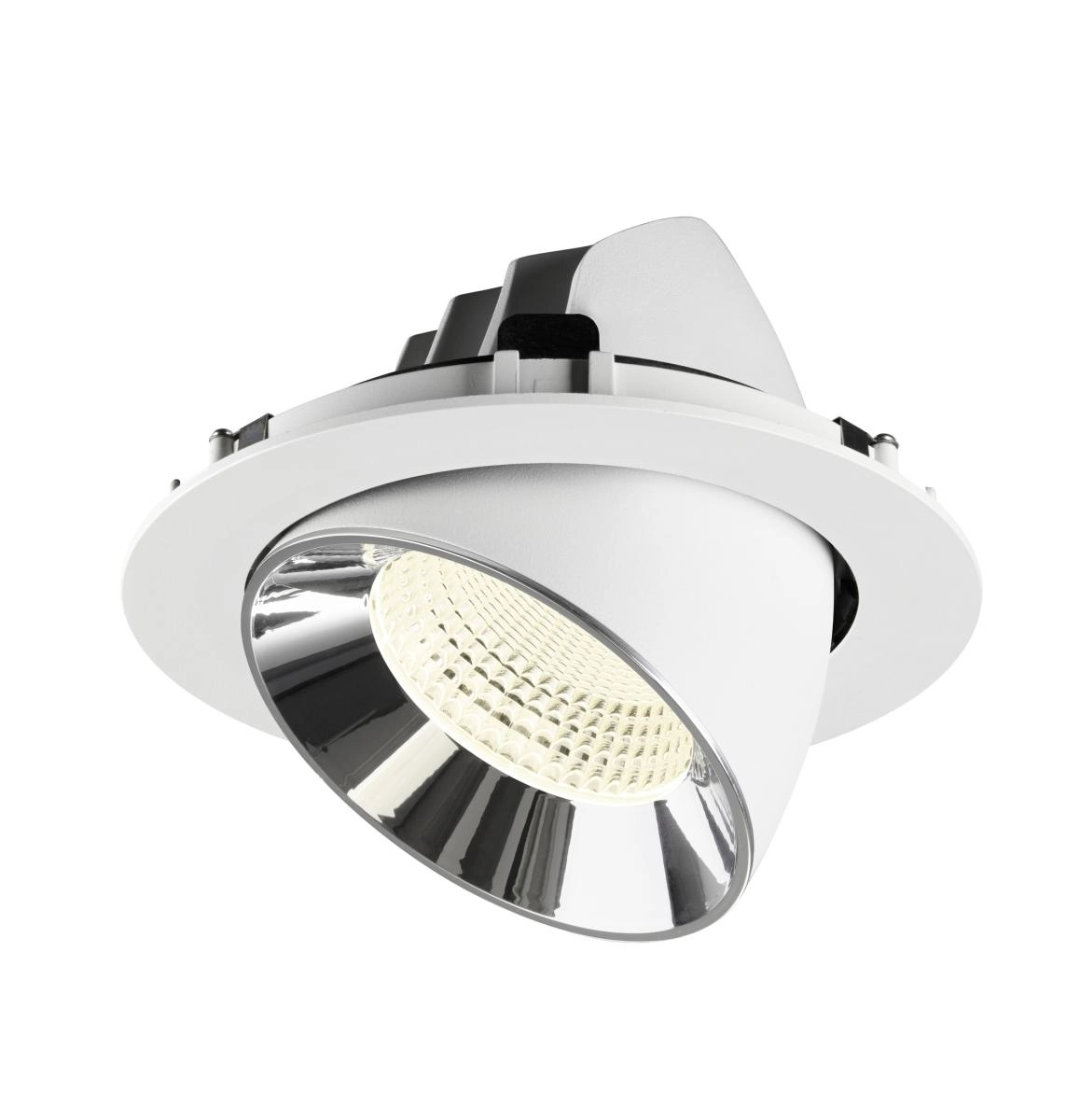 Spot encastré Numinos Gimble XL blanc/chrome 4000K - 55 deg SLV 4024163308373