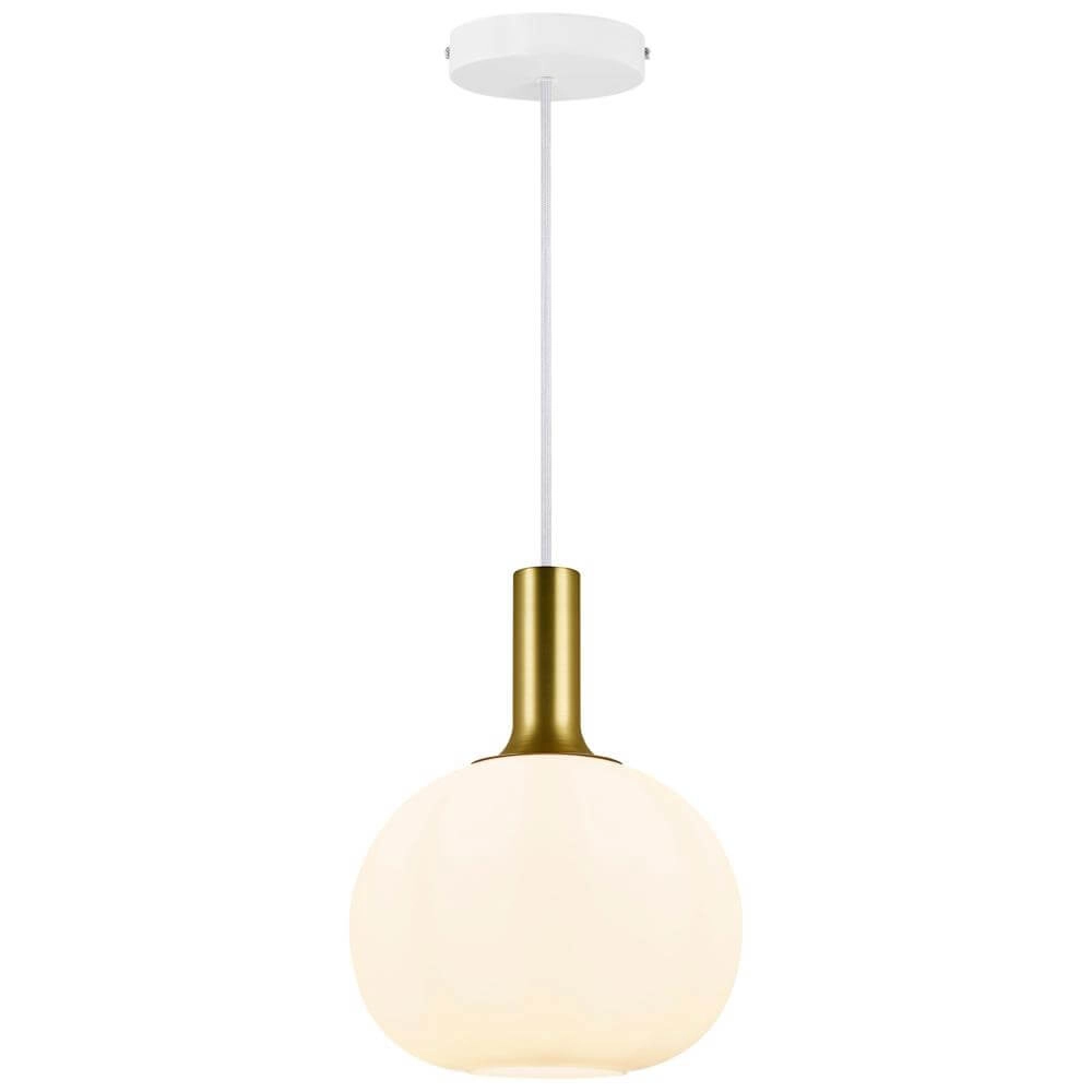 Suspension en verre Alton boule Ø 25cm blanc Nordlux 5701581413887