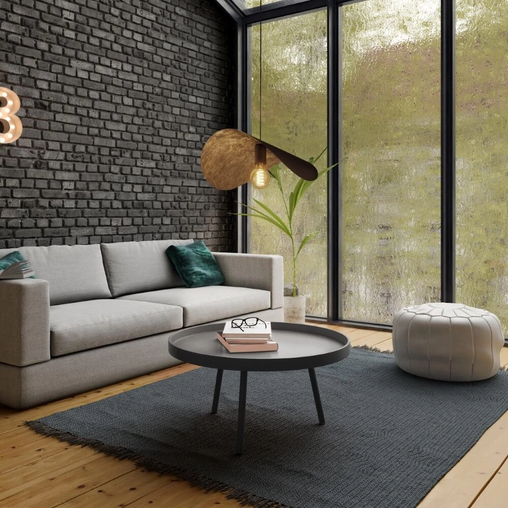 Lampe suspendue noire Saceda avec de l'or Ø 41cm Stars of Light 9008606292288