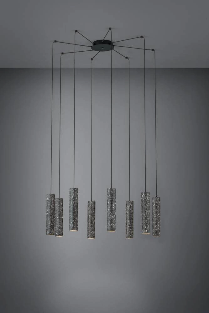 Lampe suspendue multi-suspensions Mentalona anthracite Stars of Light 9002759398248