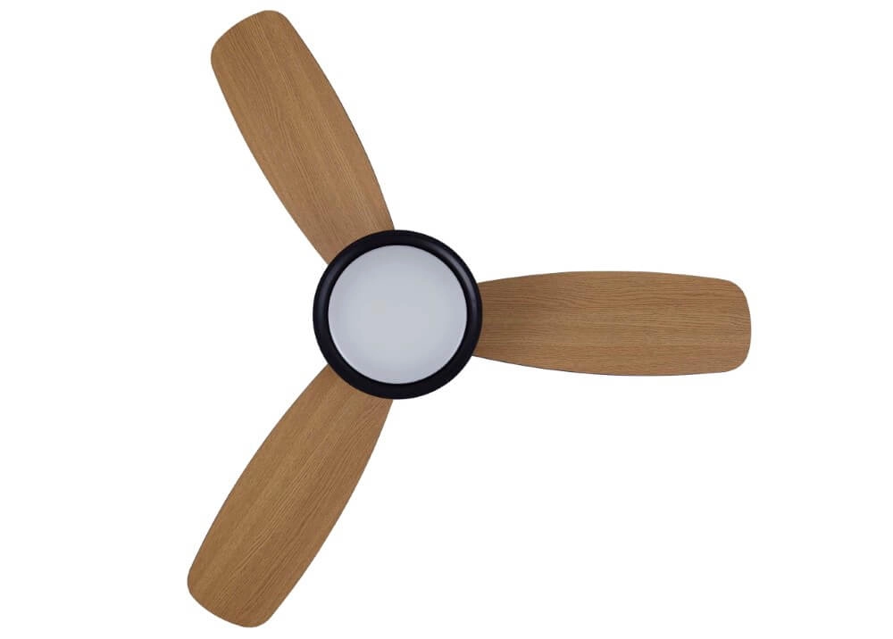 Ventilateur noir avec lampe Flusso Ø132cm Beacon 9333509151784