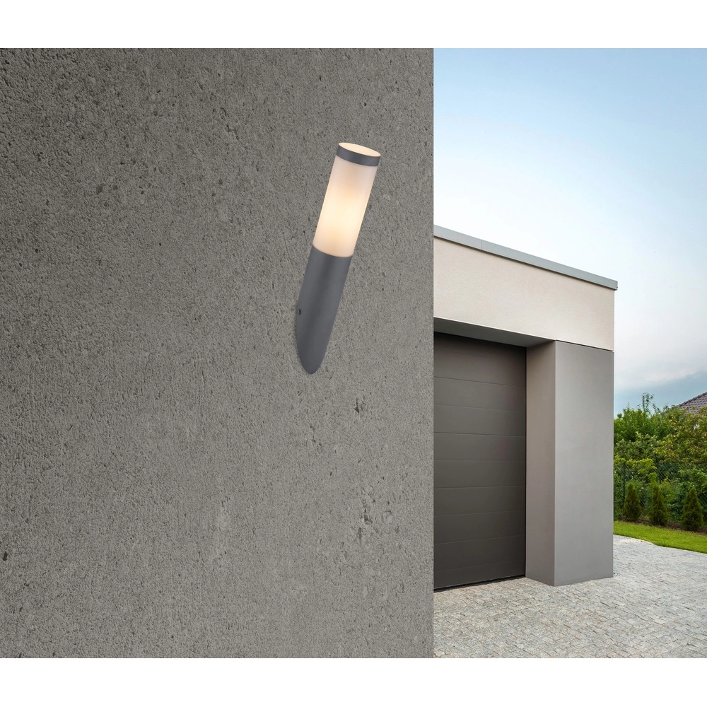 Conception de lampe extérieure Boston anthracite avec du blanc Globo 9007371413577