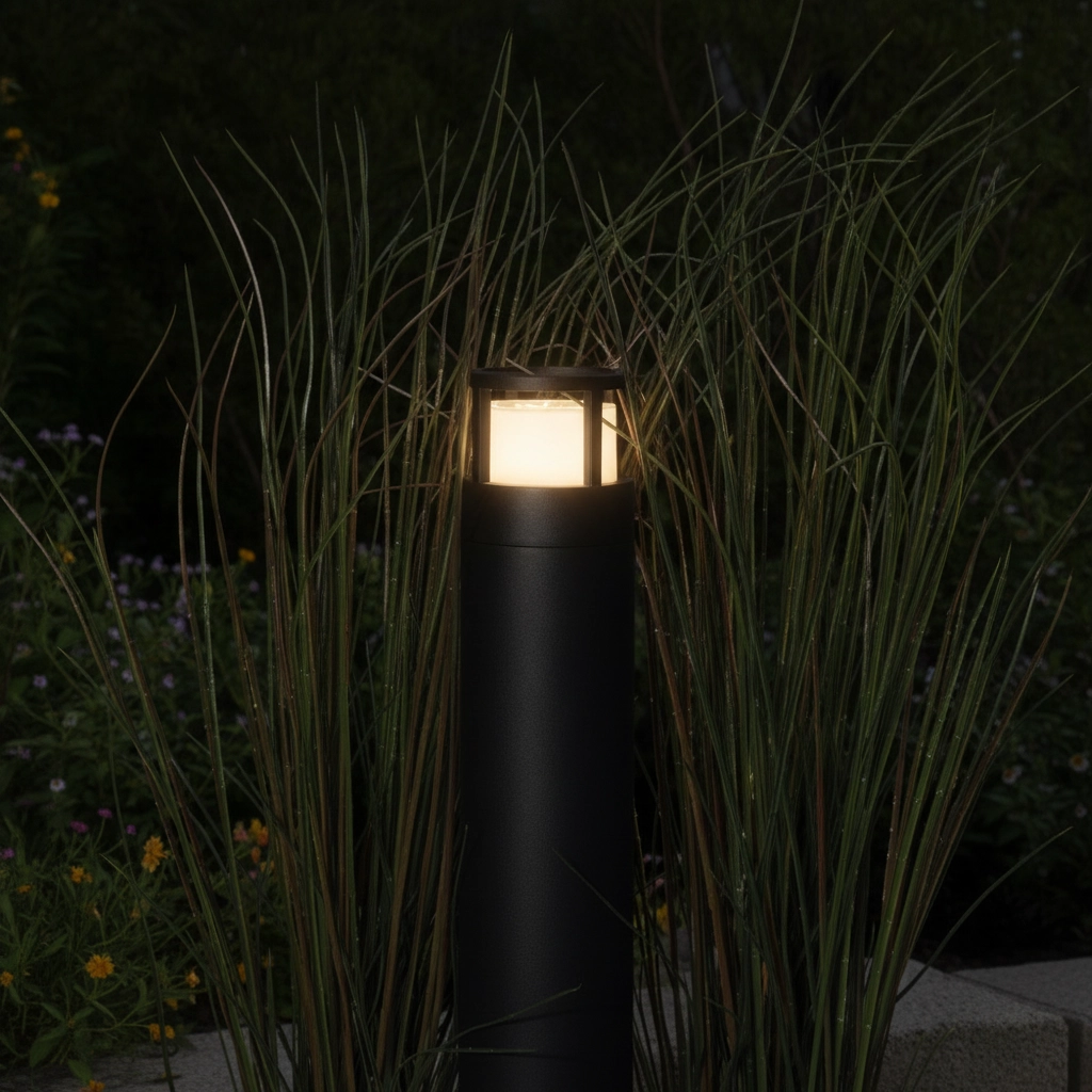 Lampe de jardin design Agosto anthracite