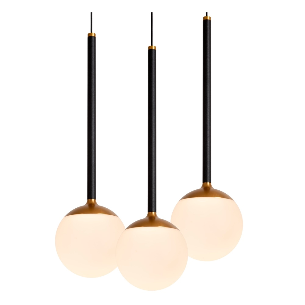 Lampe pendante Vide Calina 12 lumières avec des sphères blanches Premium by Lucide 5411212241993