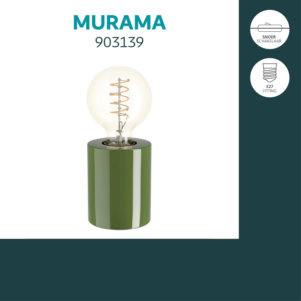 Lampe de table Murama Vert Eglo 9008606406227