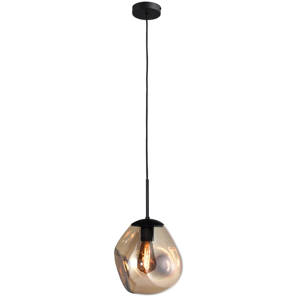 Lampe suspendue Lava 1x verre doré Ø 24cm Masterlight 8718121285979