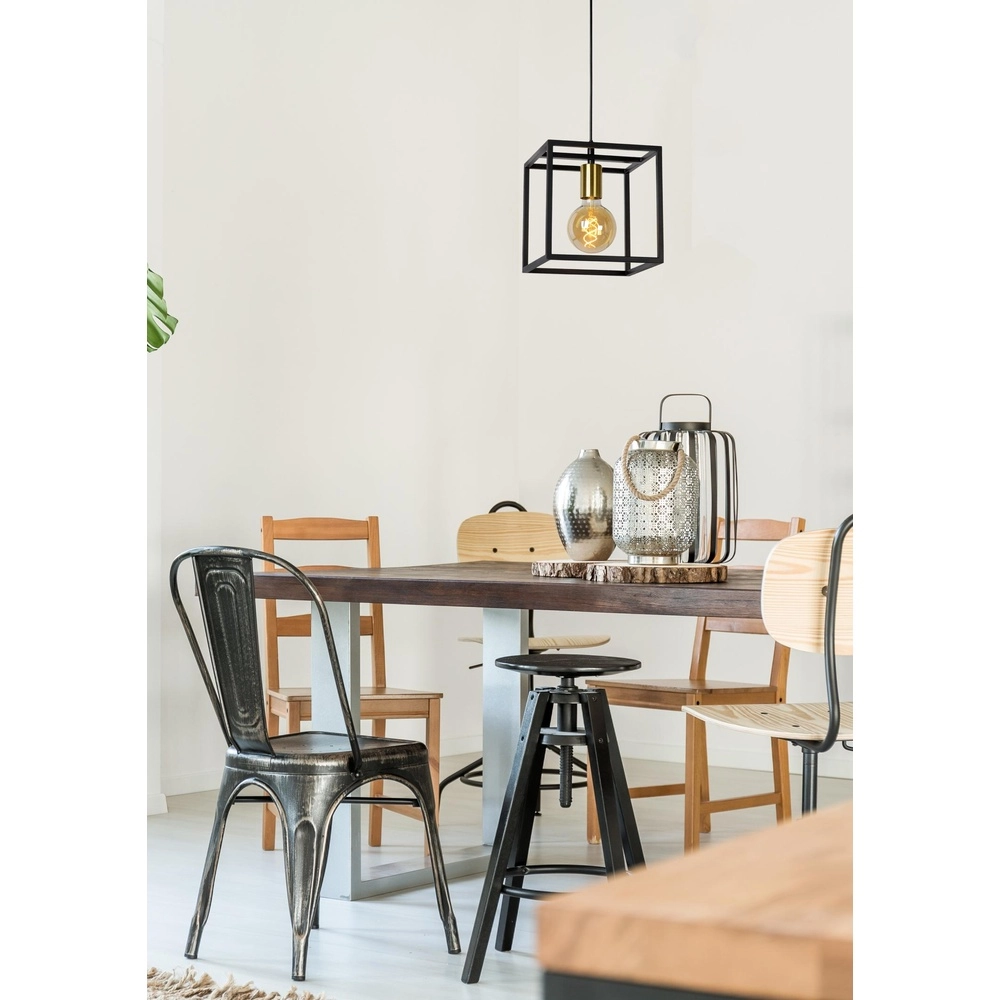 Lampe suspendue Ruben Noir Lucide 5411212000156