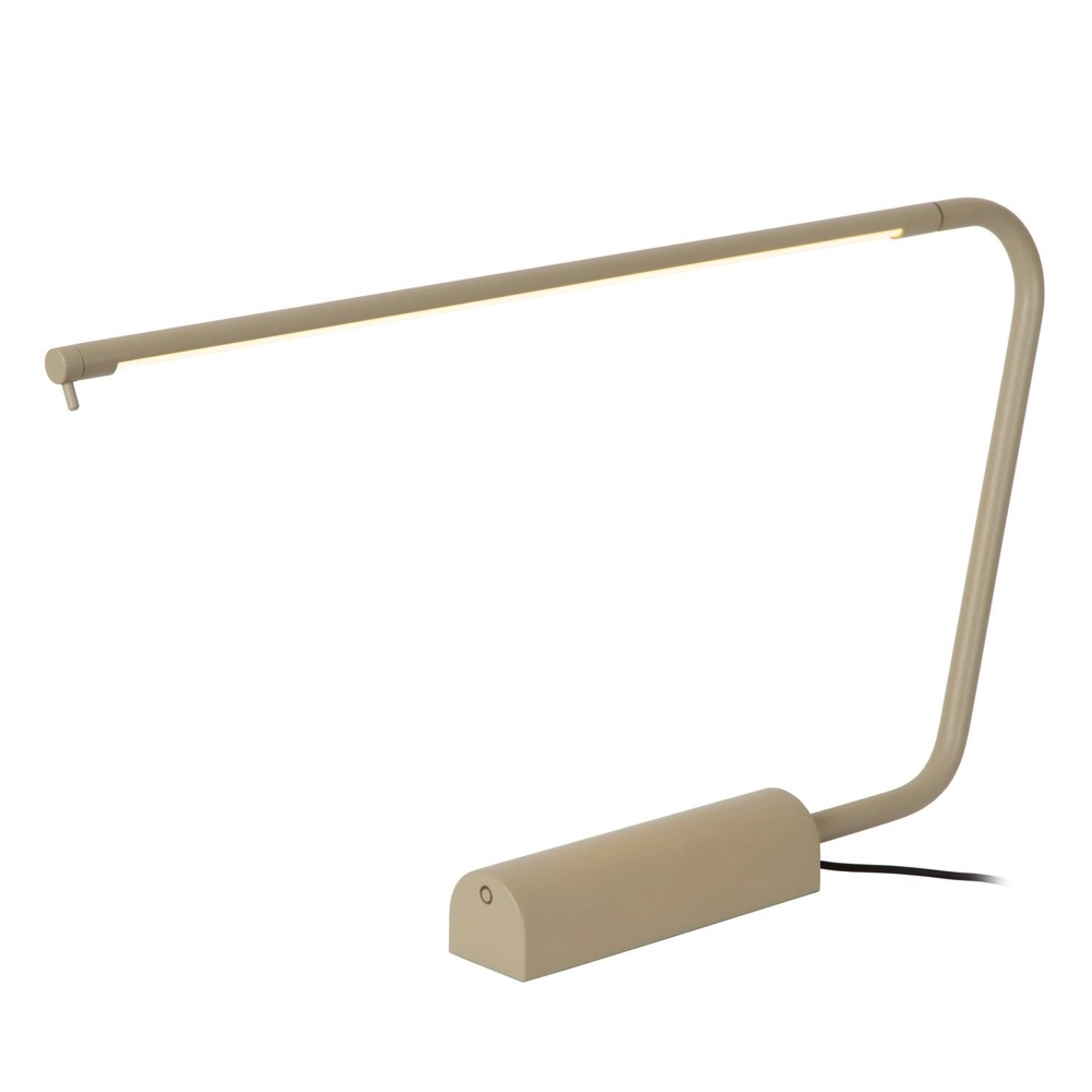 Lampe de bureau à design Madison brun sable Lucide 5411212441935