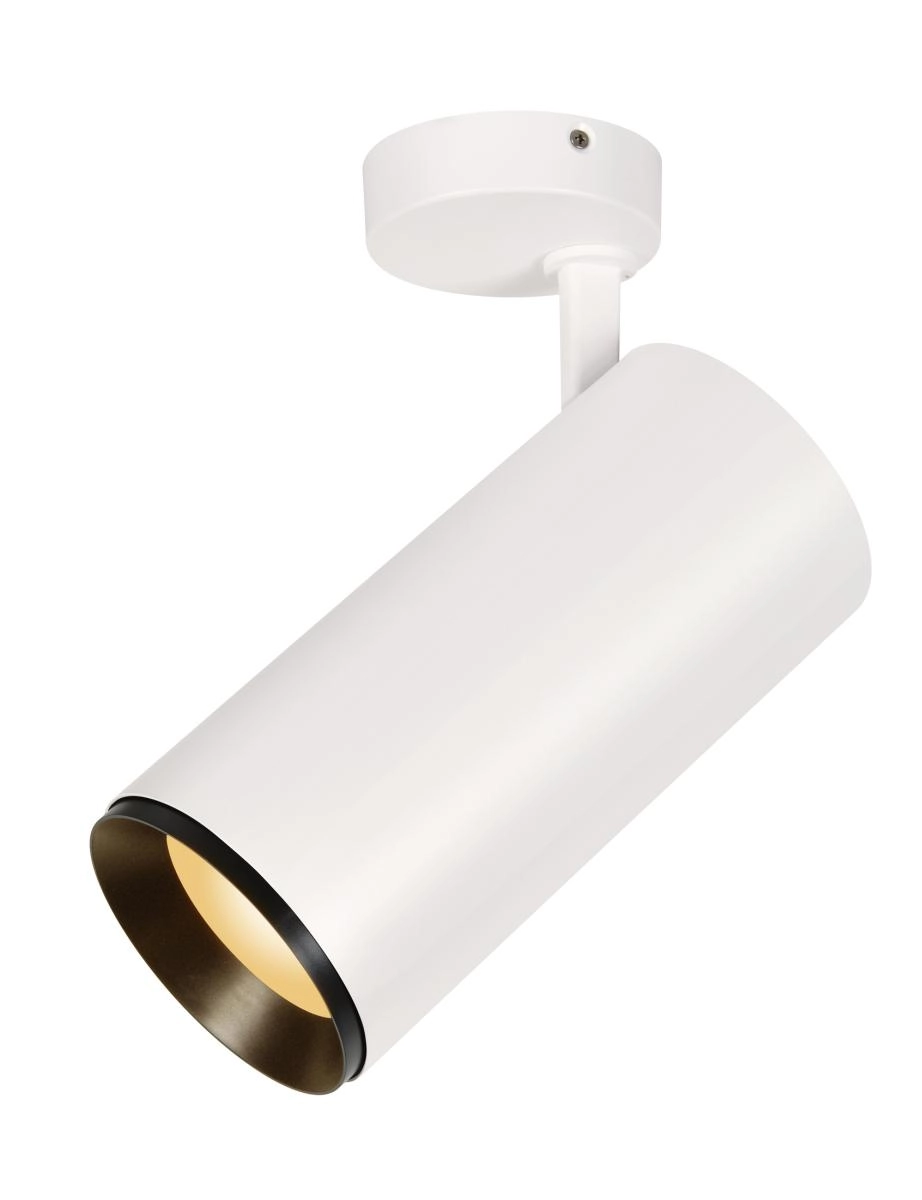 Spot en saillie Numinos XL Dali blanc/noir 2700K - 24 deg