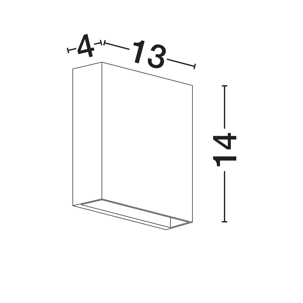 Applique murale élégante Way noir Lyora 5212017453754