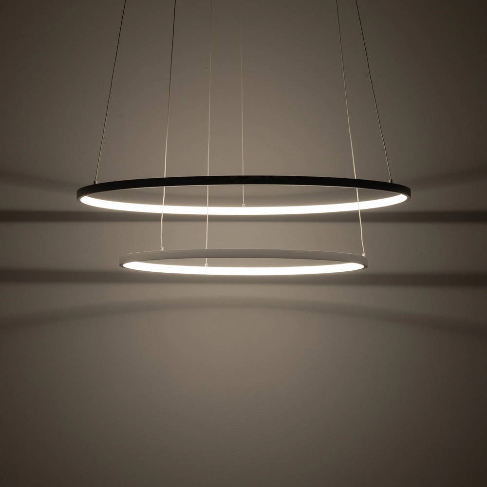 Lampe pendante de conception Circolo Led blanc Ø 60cm Lyora 5903139116466