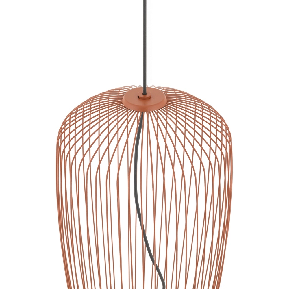 Lampe cage Pumpkin terre cuite Ø 27cm Lyora 5903139114967
