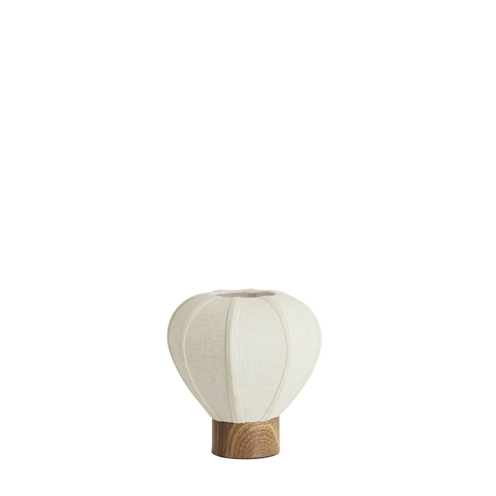 Lampe de table Kyzo Ø 23cm japandi white