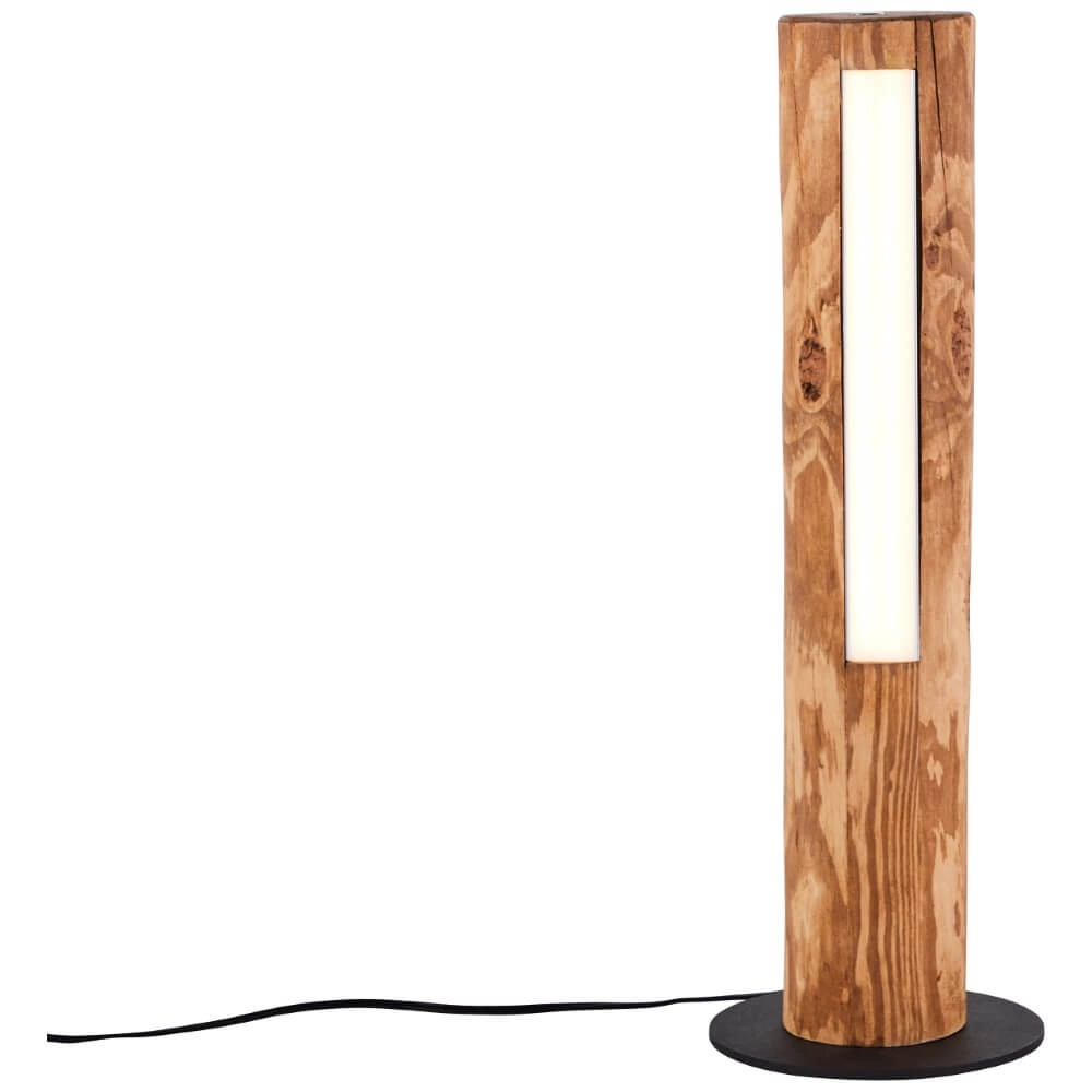Lampe de table en bois Odun 46 cm de haut Brilliant 4004353393532