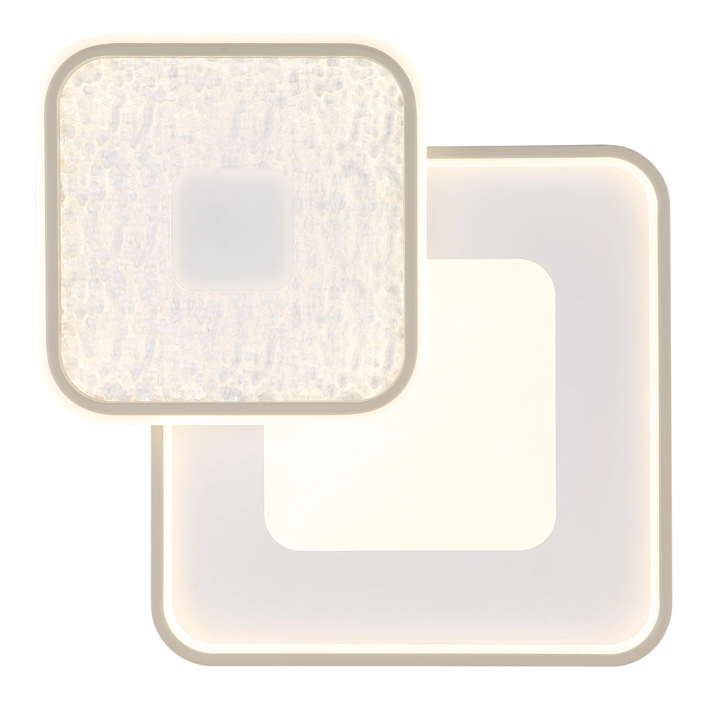 Plafonnier moderne Mosaiko 50 x 50cm brun sable Globo 9007371569762