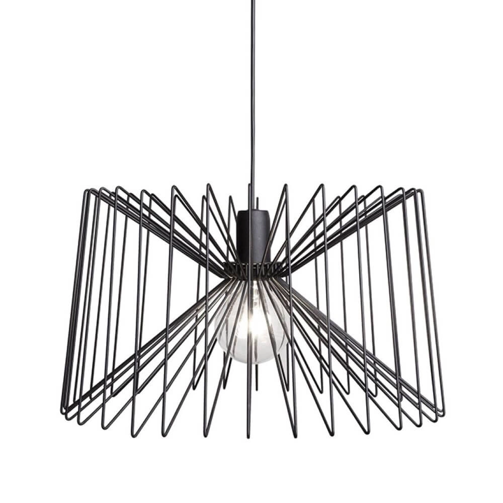 Lampe à fil noir Ness Ø45cm Lampe à fil noir Ness Ø45cm