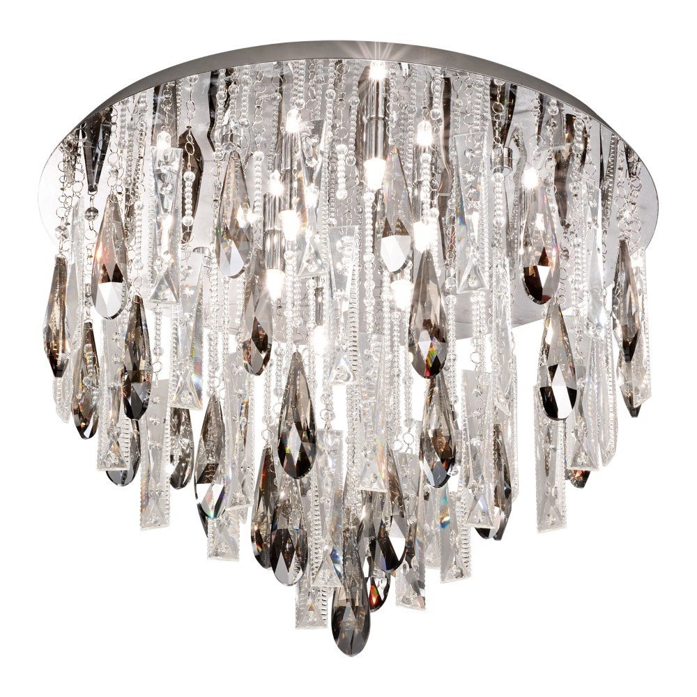 Lampe de plafond Calaonda avec du cristal