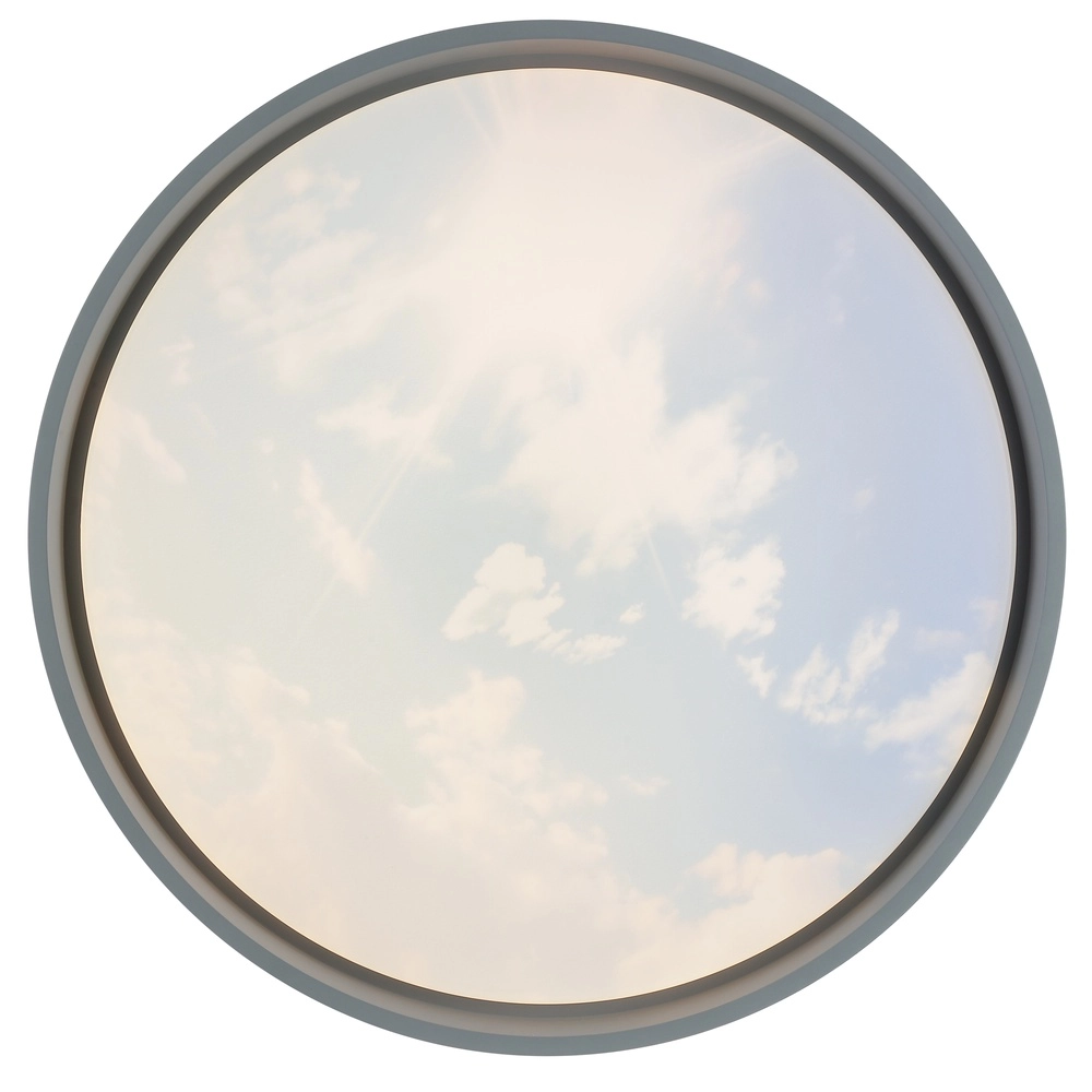 Éclairage de plafond Sky-Dream blanc avec gris Ø 48,5cm Brilliant 4004353473999