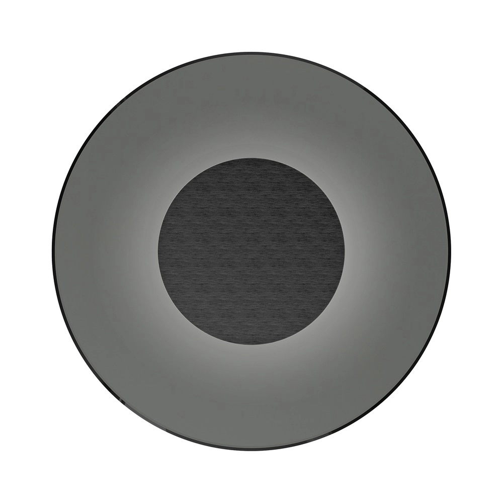 Lampe murale Pure Moon Ø 32cm - platine avec verre fumé Paul Neuhaus 4012248386354