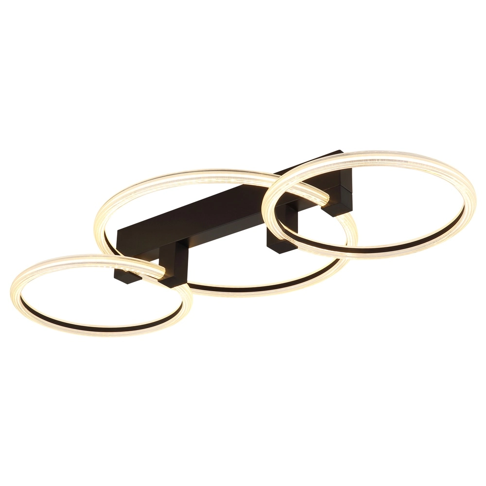 Lampe de plafond Fletcher Noir de conception