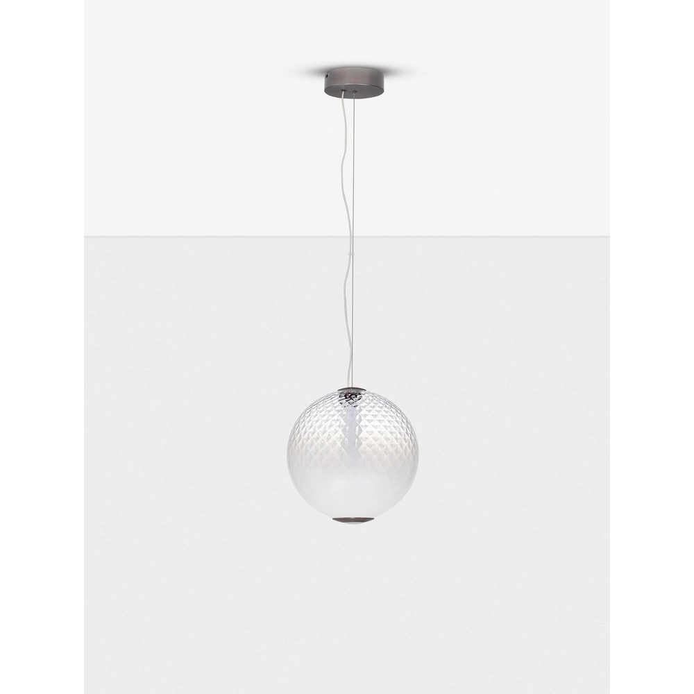 Suspension Aora verre opale convexe Lyora 5212017483805