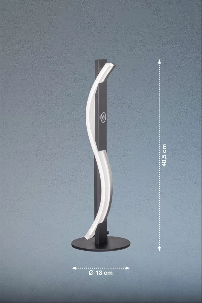 Lampe de table LED élégante Bridge Fischer & Honsel 4003694505376