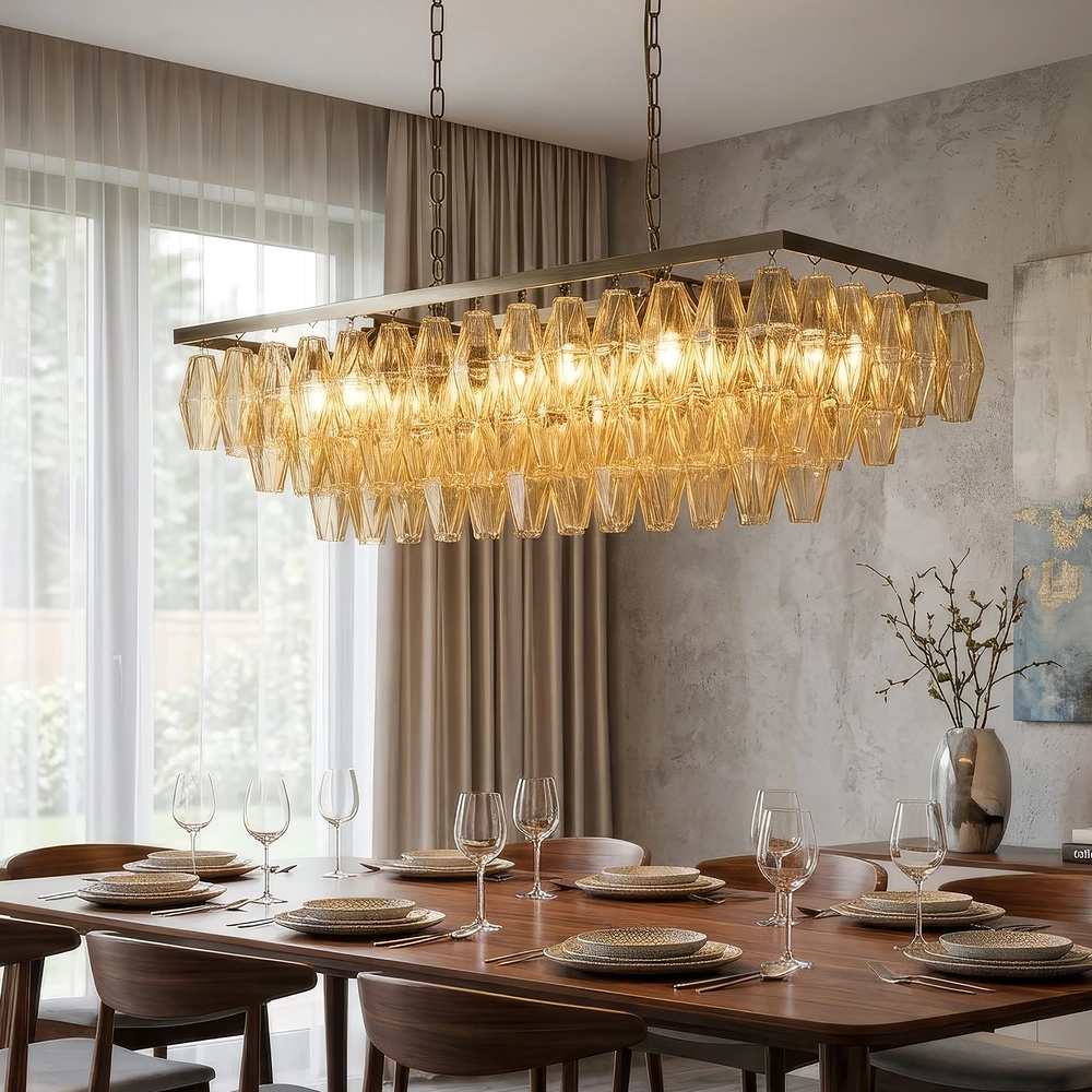Lampe suspendue Alba Laiton ancien Searchlight 5,05342E+12