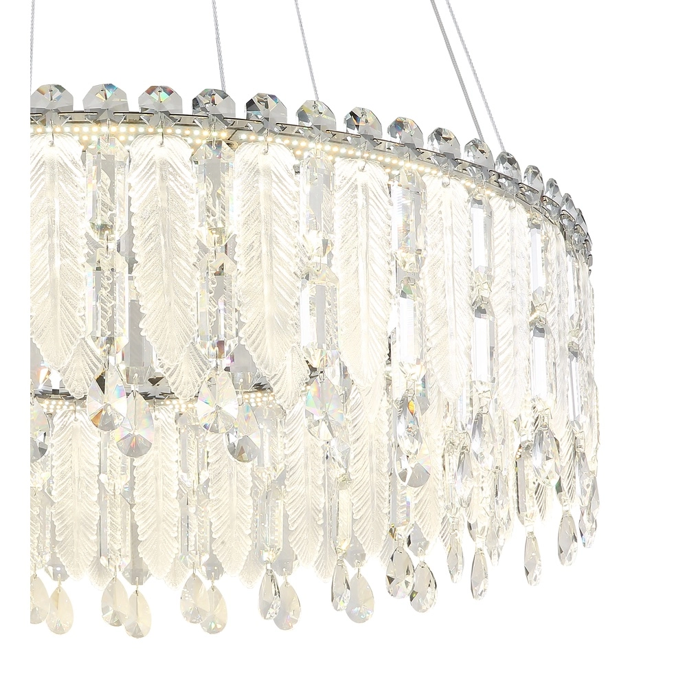 Lampe suspendue Klunka chrome Ø 79,5cm Globo 9007371450107