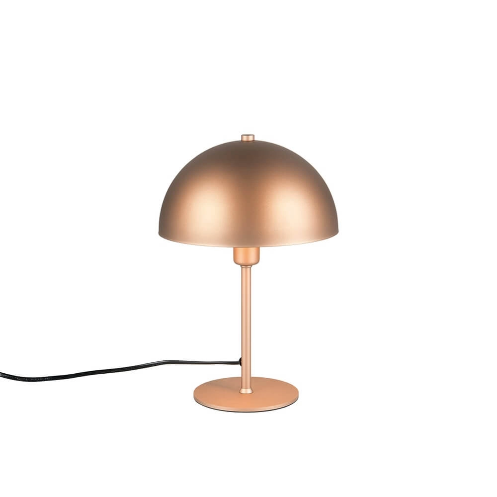 Lampe de table design Nola marron café Ø 20cm