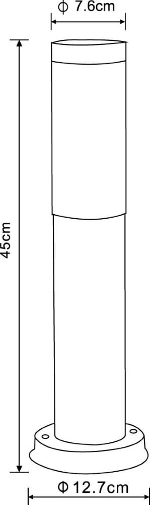 Lampe de terrasse en inox Boston Globo 9007371107360