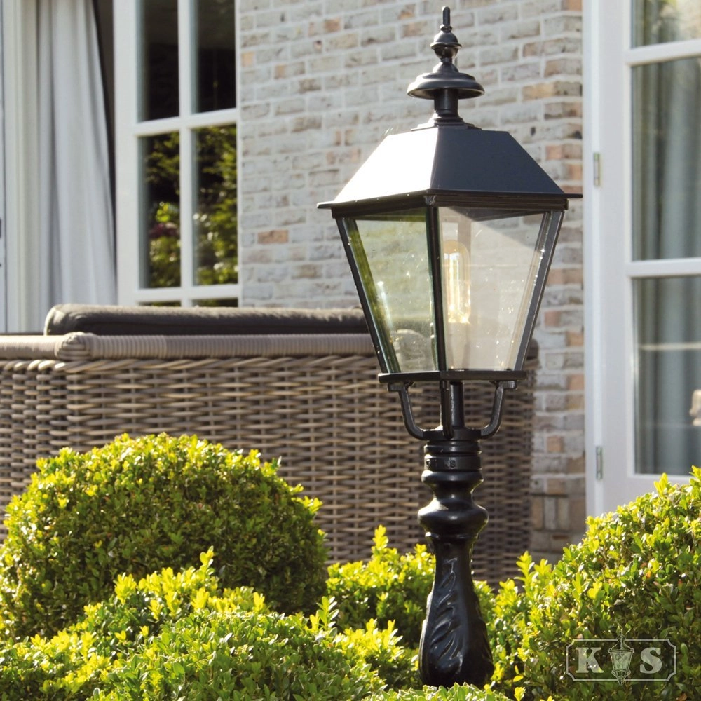 Lampadaire Jardin Bradford lanterne - noir KS 8714732505543