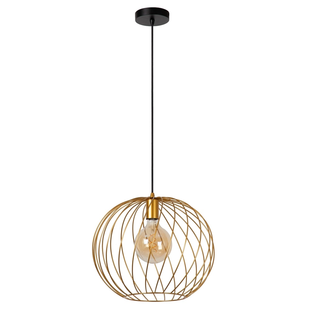 Lampe suspendue Danza Ø 40 cm d’or