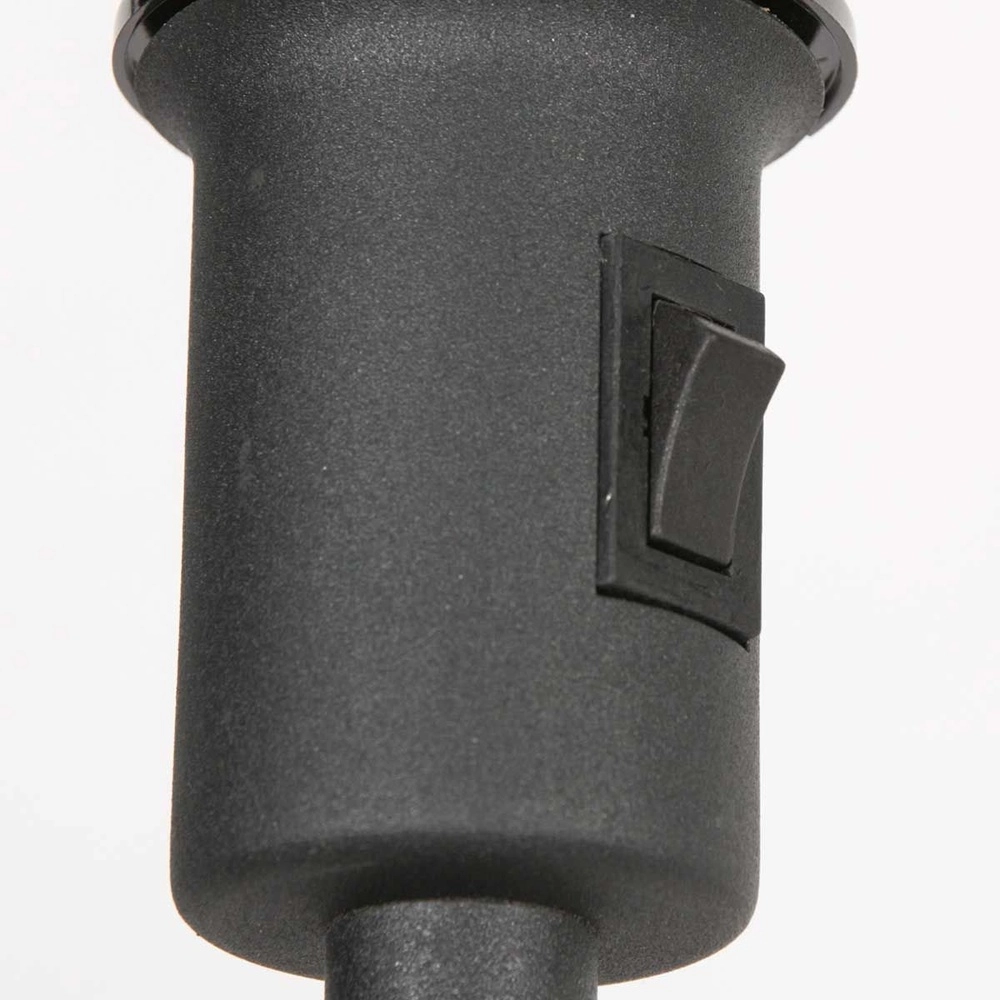 Lampadaire noir Noor avec capuche bleue Steinhauer 8712746182415