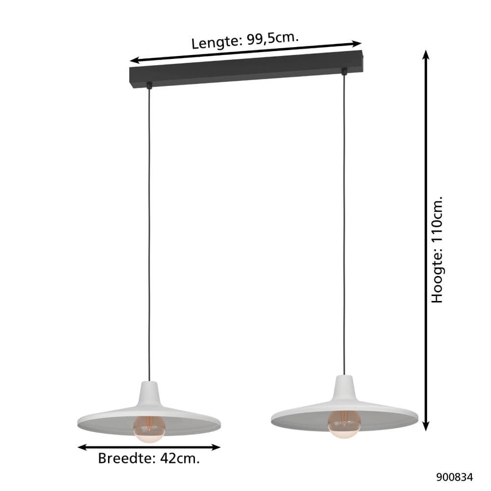 Lampe suspendue rétro pour salle à manger Miniere Eglo 9008606270279
