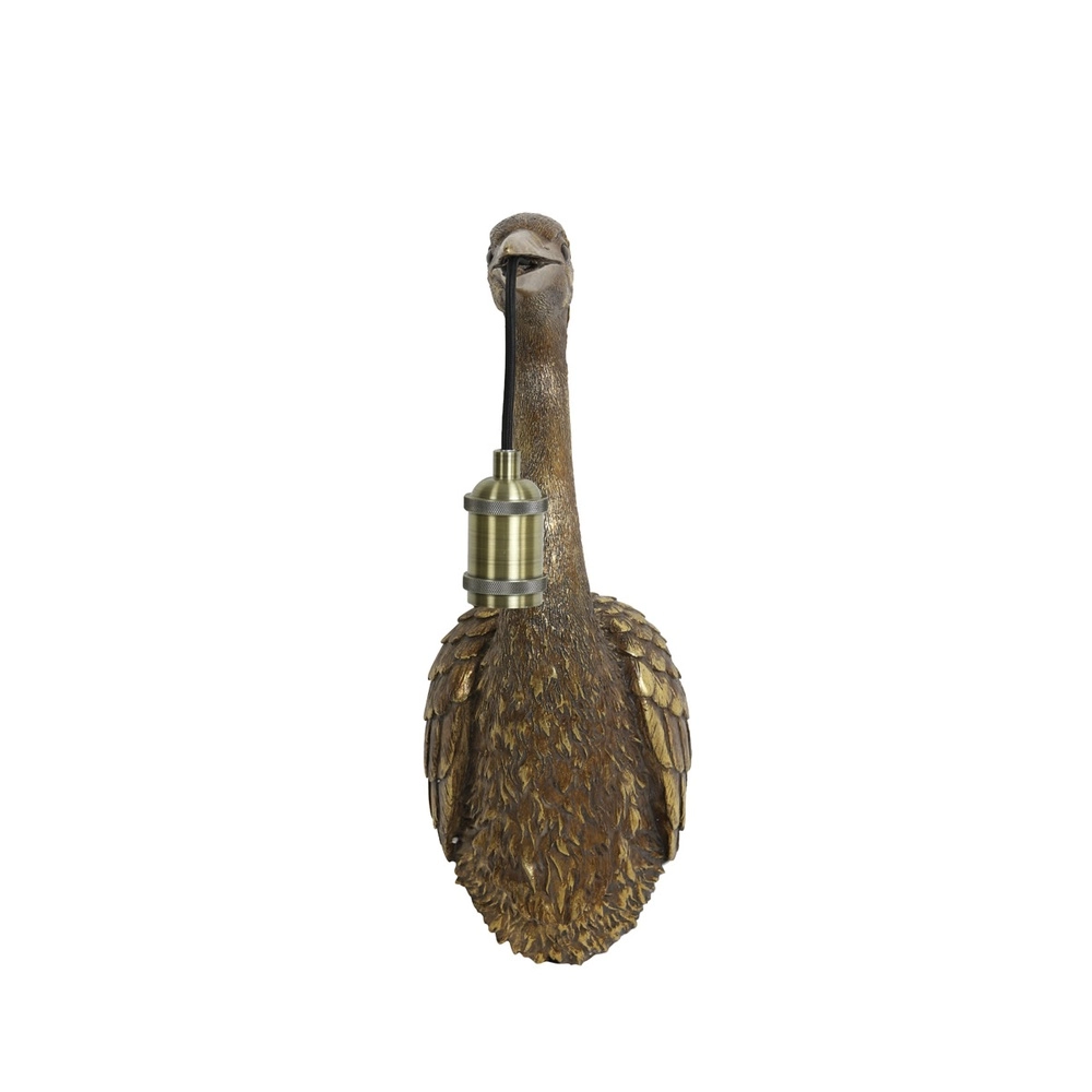 Lampe murale Crane Oiseau bronze Light & Living 8717807607968