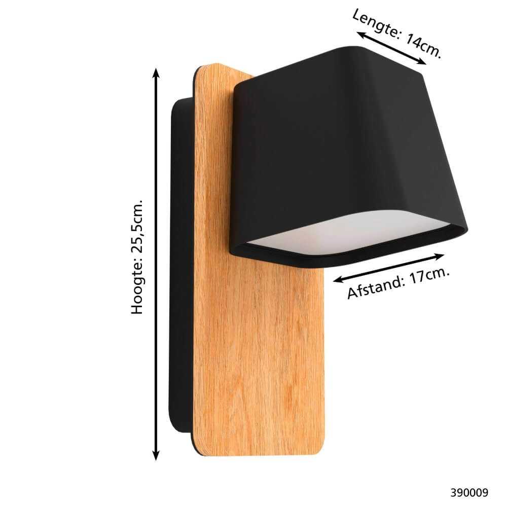 Wall lamp Ruscio with fabric hood Stars of Light 9008606220816