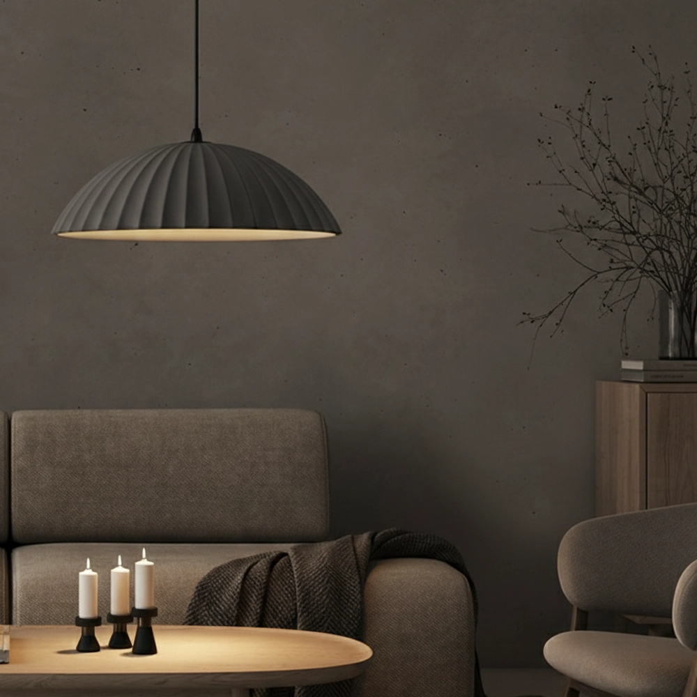 Suspension Ammos gris Ø 50cm