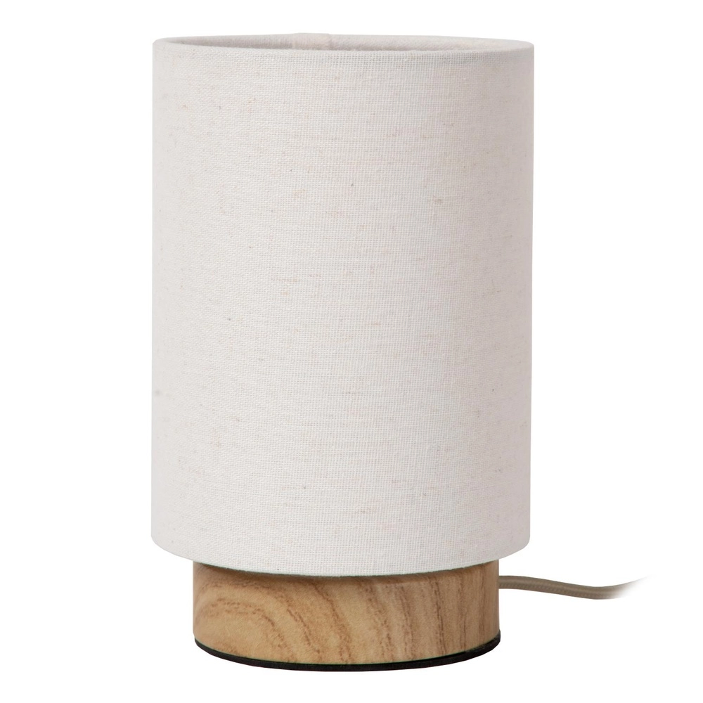 Lampe de table Albane bois clair Ø 12cm