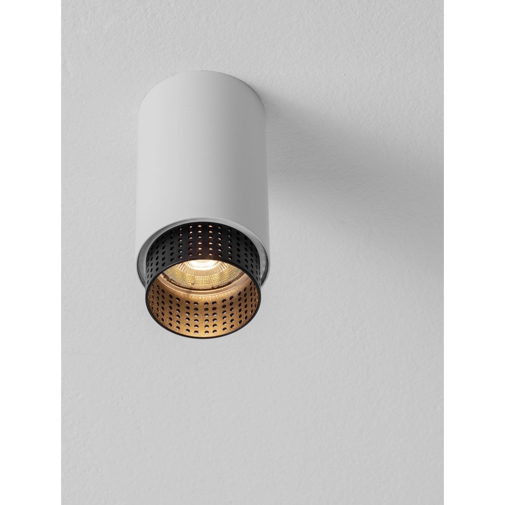 Spot de plafond Nessi blanc avec noir Lyora 5212017475114