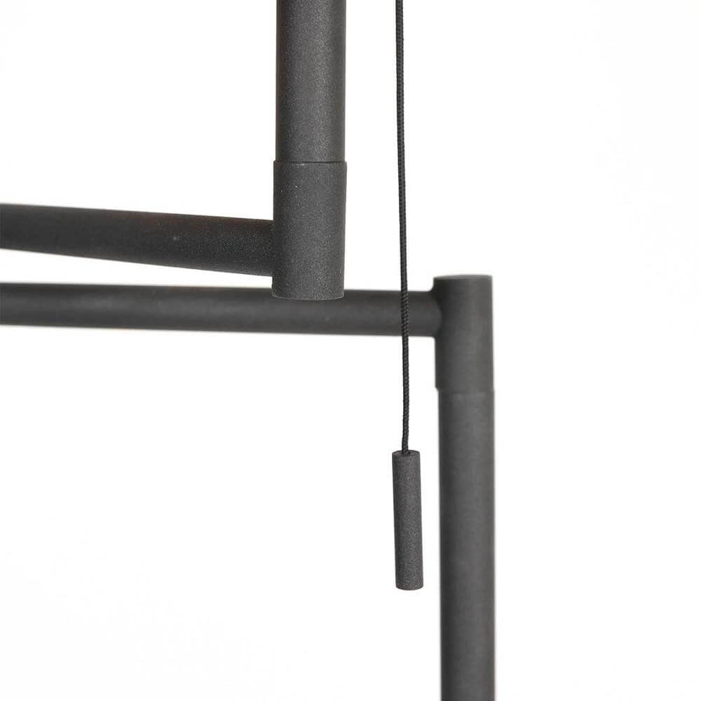 Lampadaire Bella noir avec capuche blanche Steinhauer 8712746174625