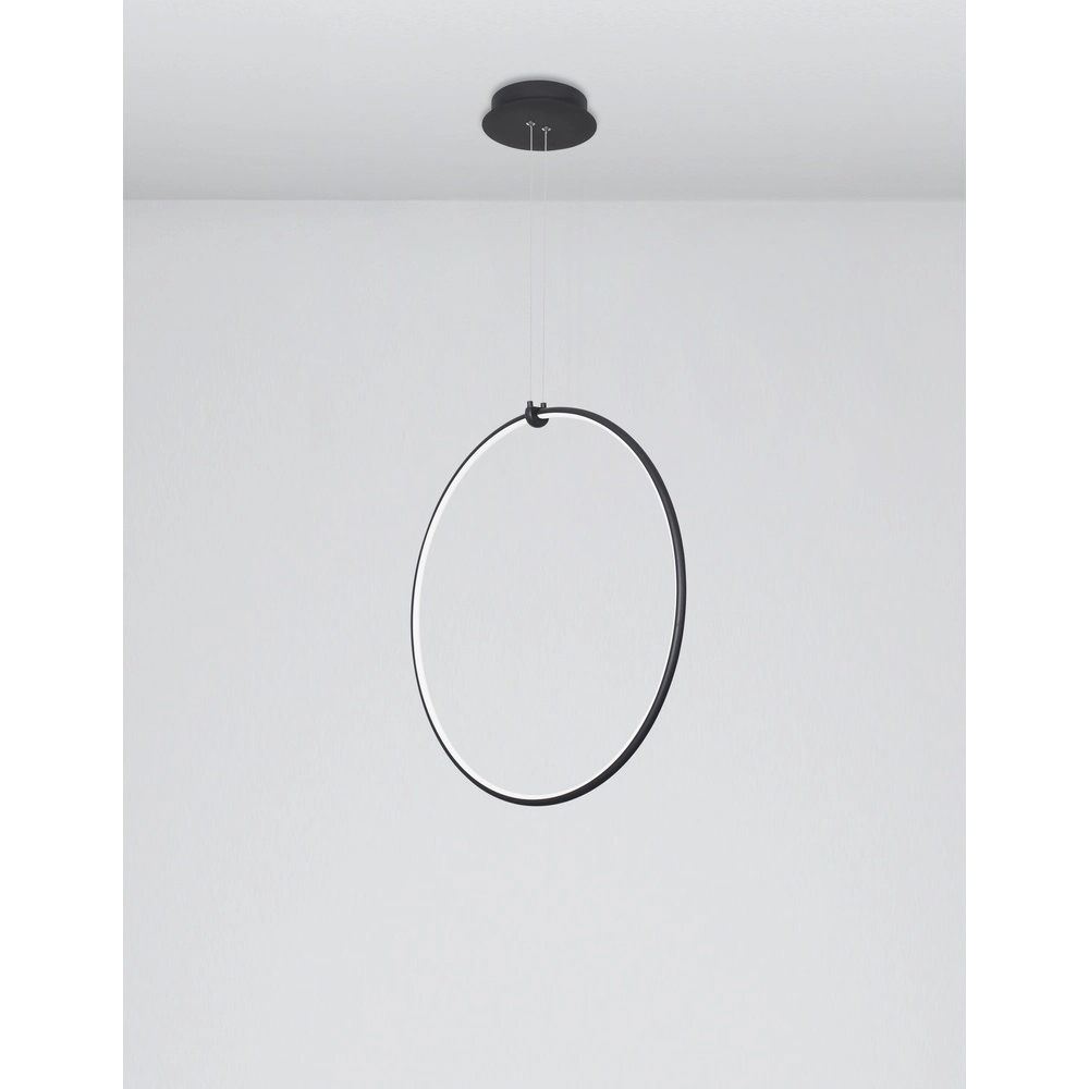 Suspension Ring noir Ø 68cm Suspension Ring noir Ø 68cm