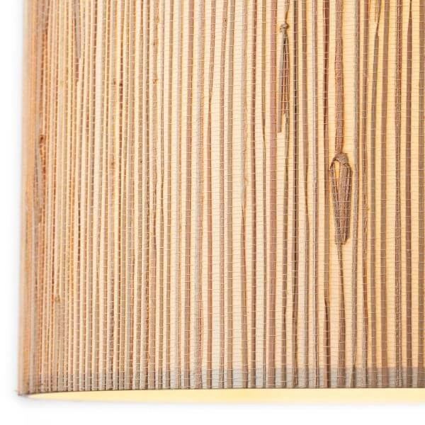 Lampe suspendue Wimea 35cm noir avec jonc de mer Brilliant 4004353393372