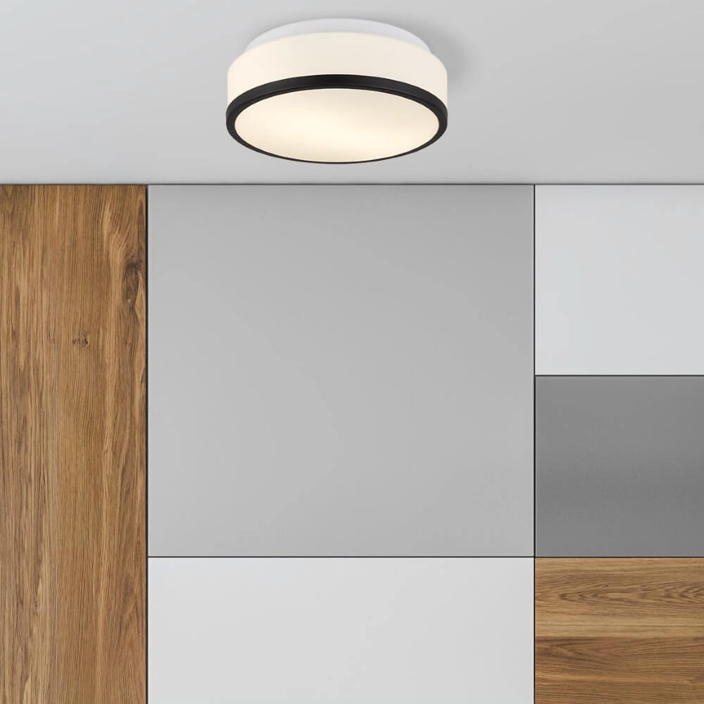 Plafonnier de salle de bain Cheese Ø 23 cm Searchlight 5053423180403