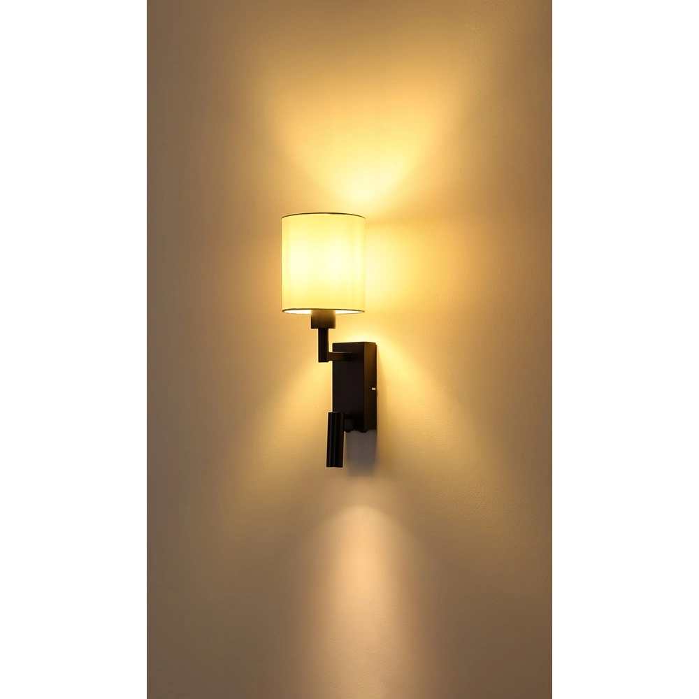 Lampe de chevet Zamora Noir avec capuche blanche Globo 9007371569892