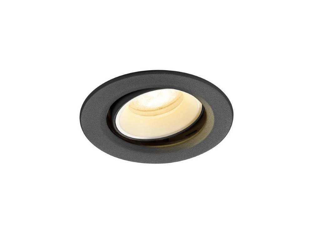 Spot encastré Numinos Move XS noir/blanc 3000K - 55 deg