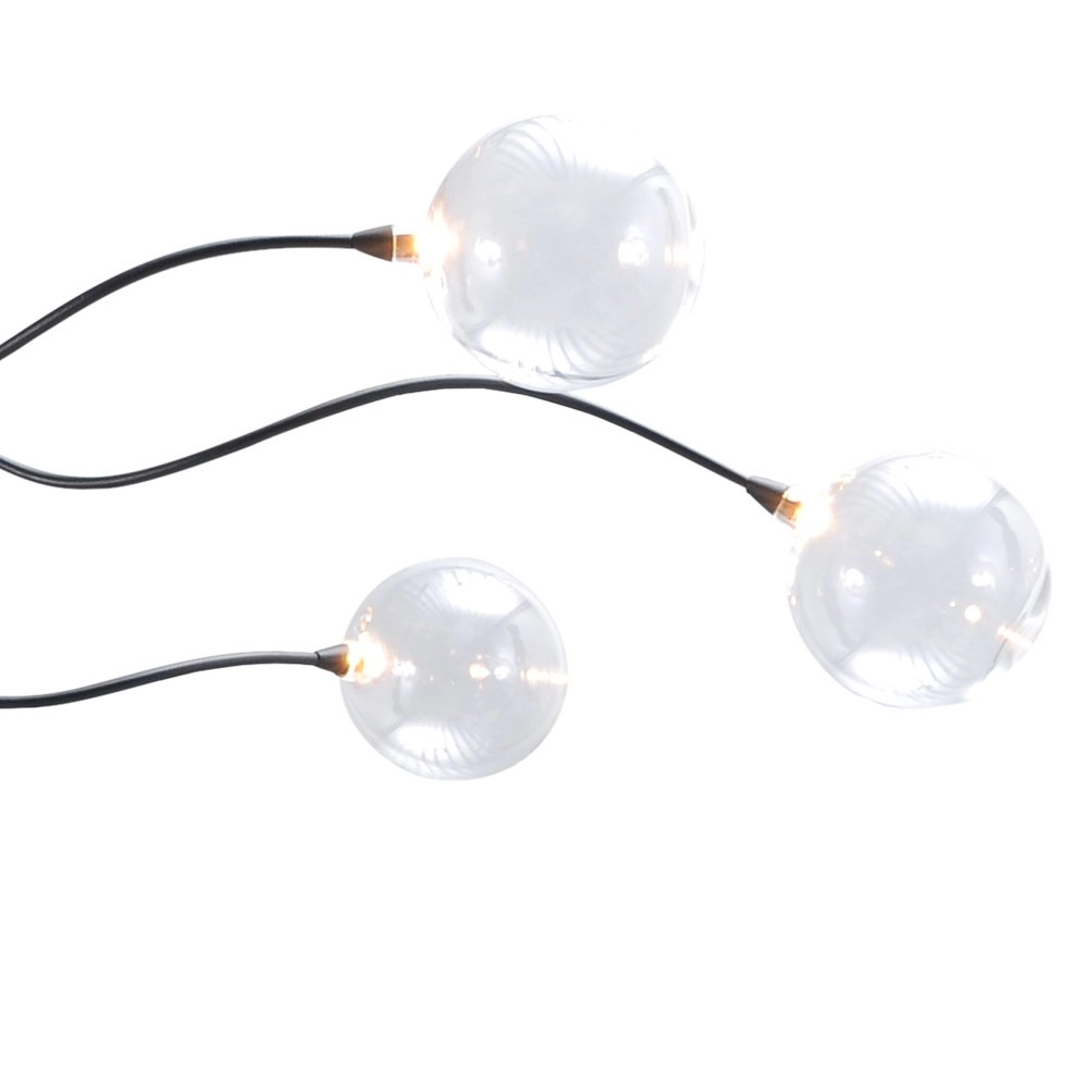 LED plafonnier Gio 7 lumières noir Masterlight 8718121182148